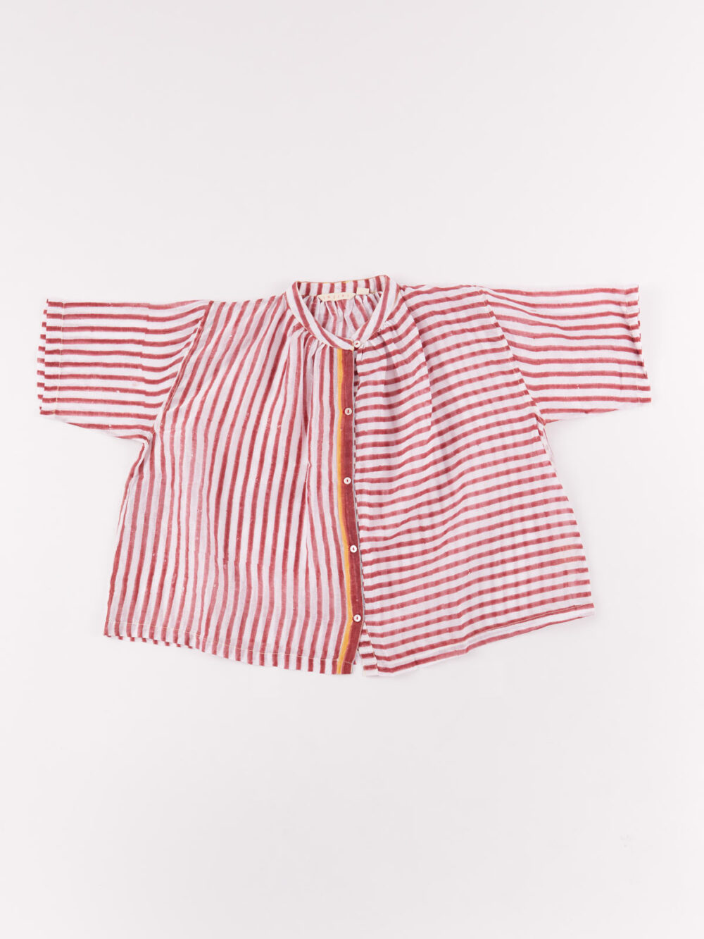 injiri red striped shirt for baby