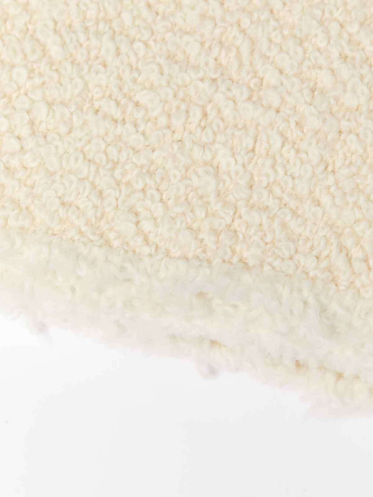 Kurlisuri Blanket in Cream by Uniq'ity on white back ground