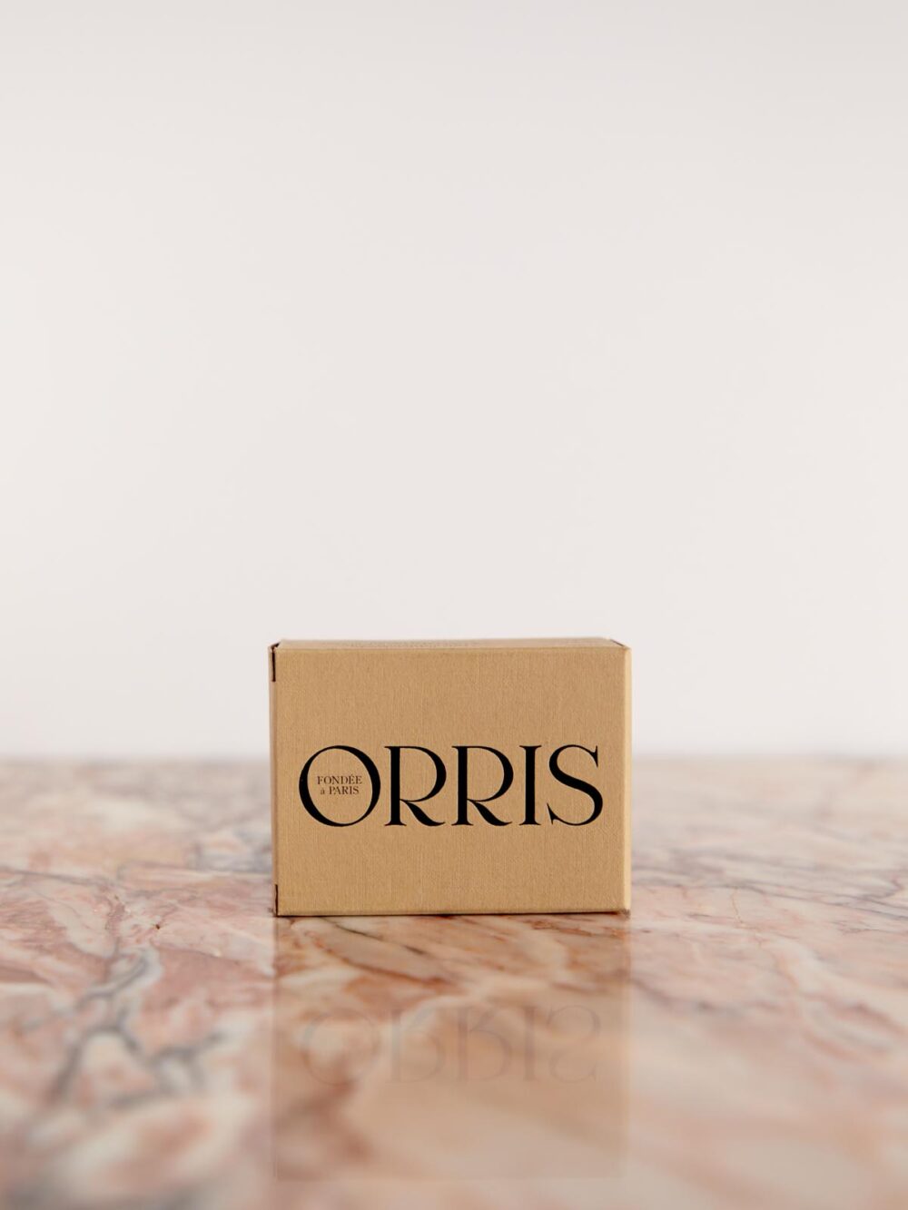 Le Botaniste - Cleansing Bar by Orris box on pink marble