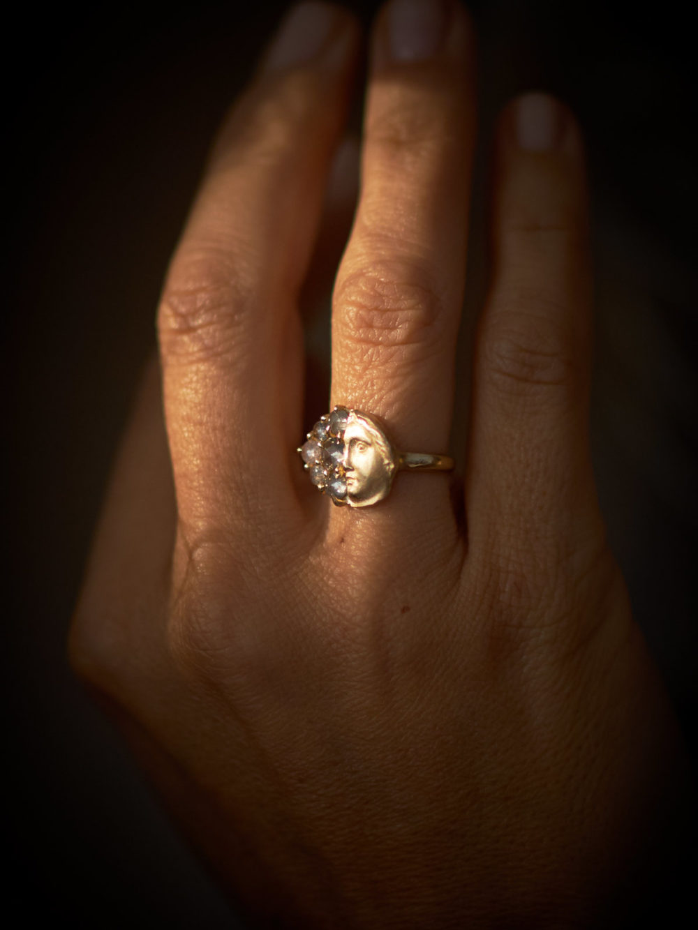 atelier narce appolonian oracle diamond ring
