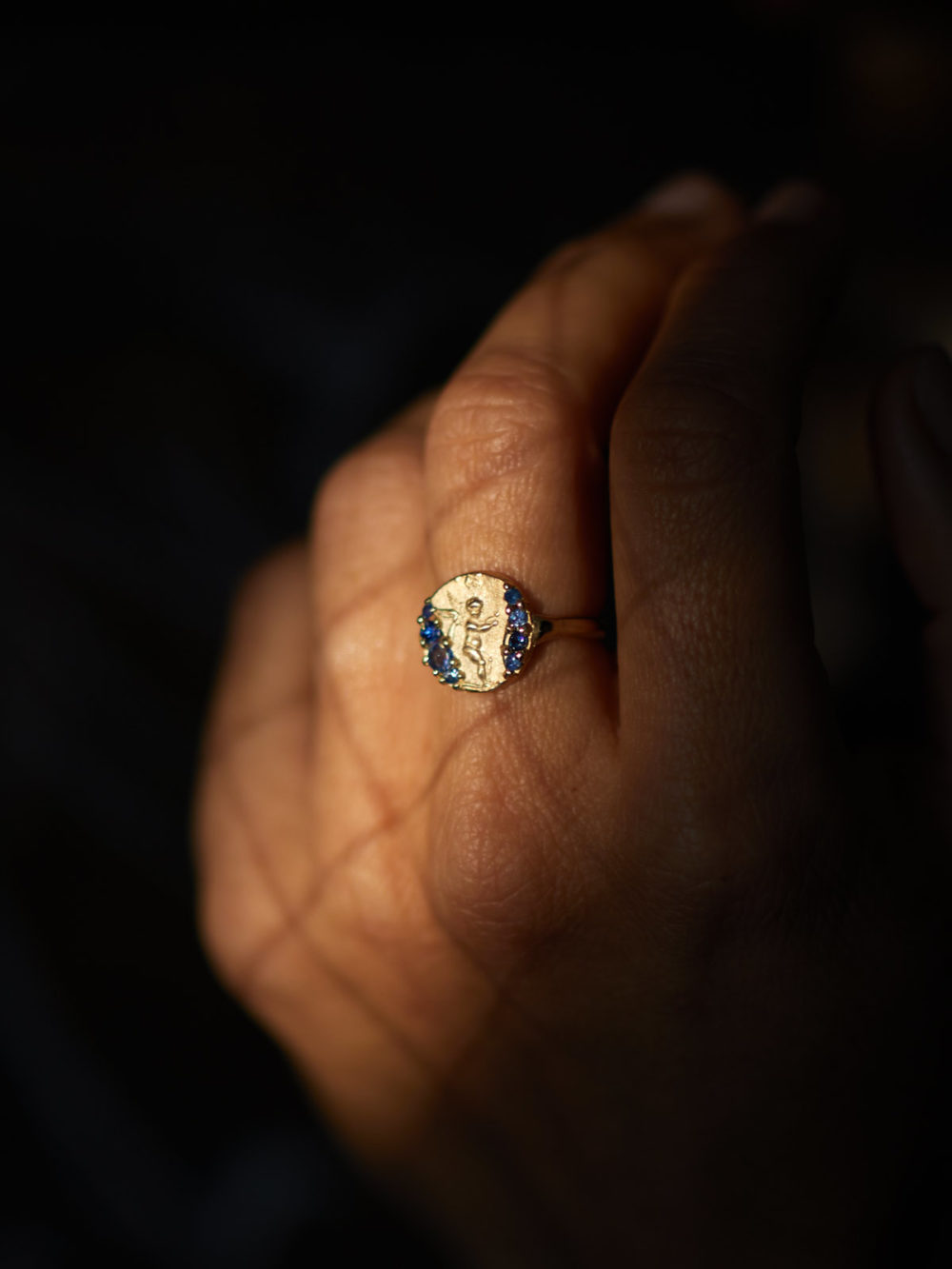 atelier narce cupid sapphire ring
