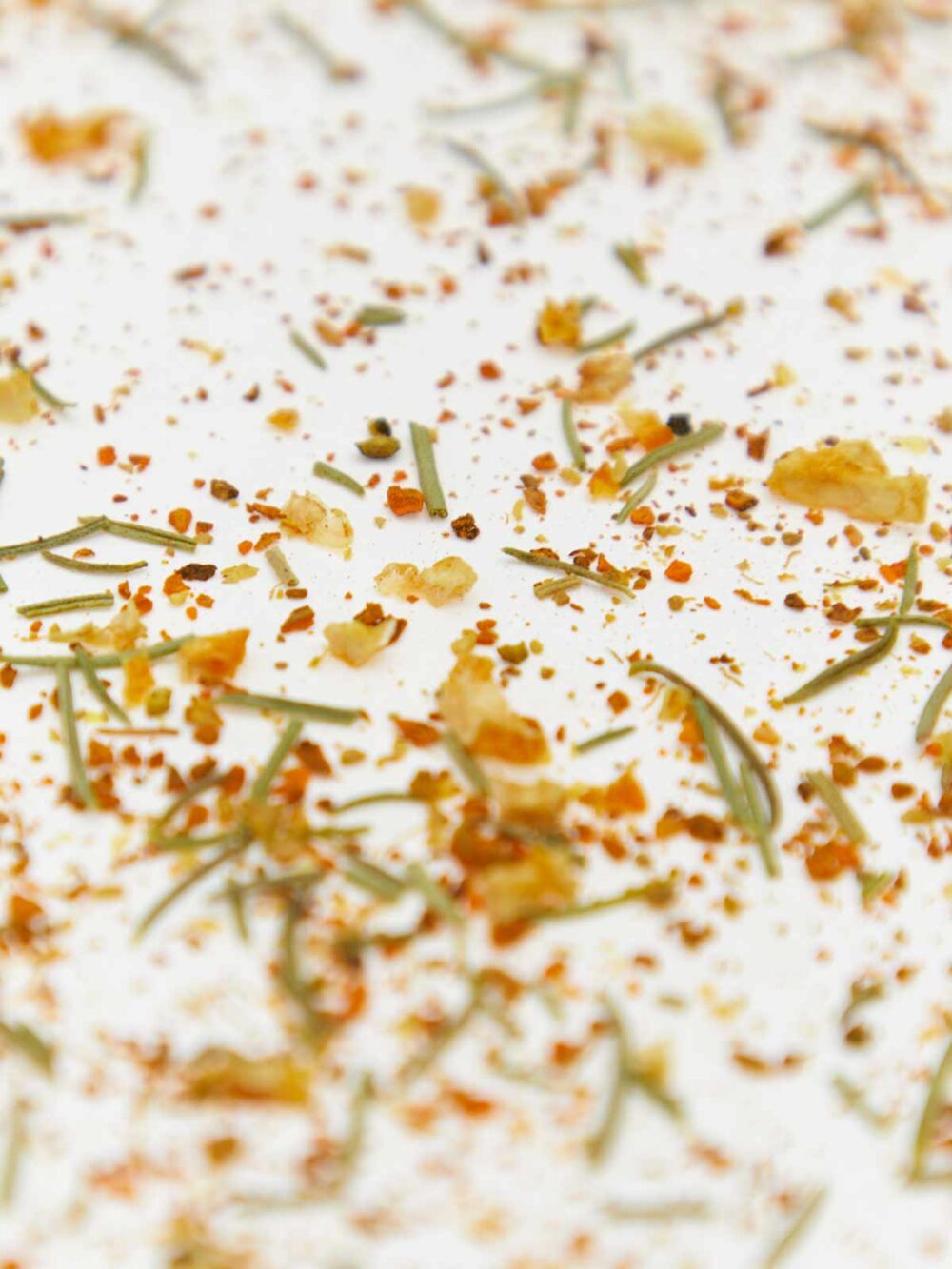 Turmeric Wellness Tea by Leaves & Flowers loose tea on white background