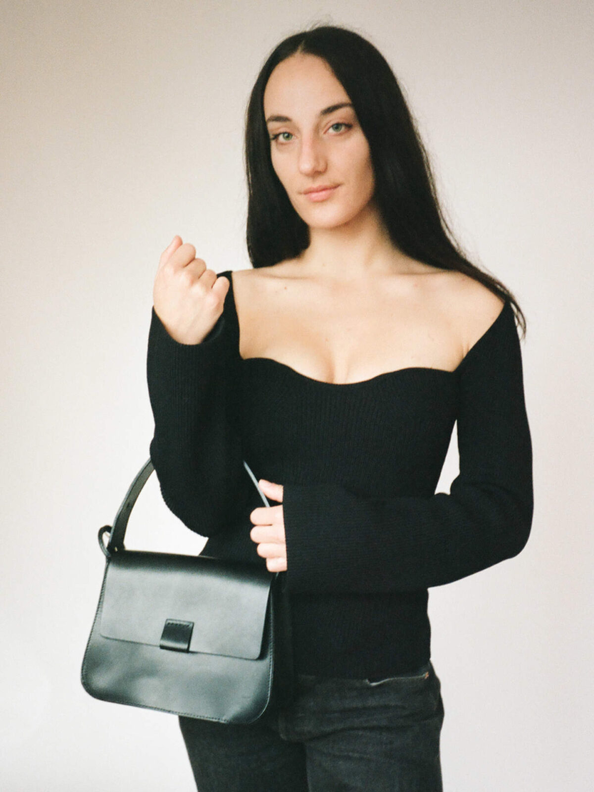 Estel Bag in Black by Crescioni on girl