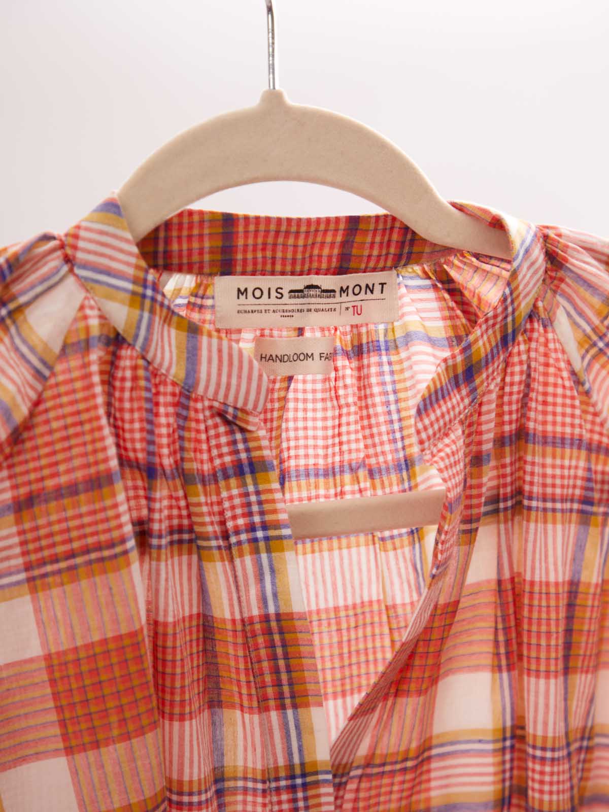 Moismont plaid shirt detail