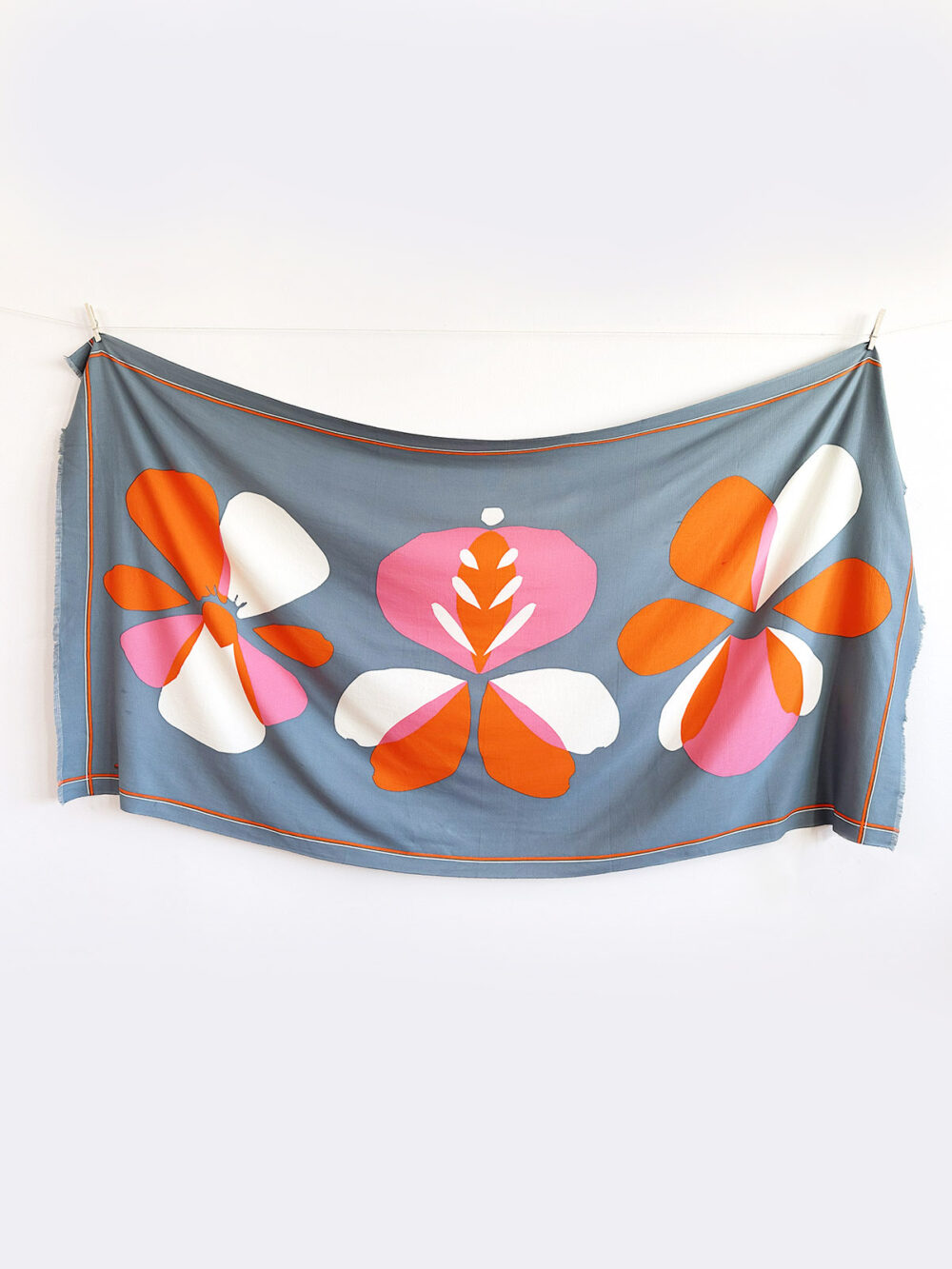 lightweight beach towel with a bold graphic print